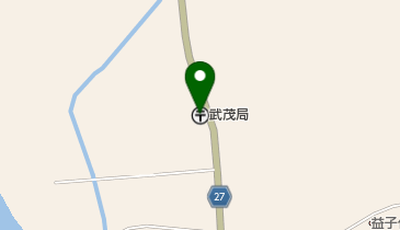 武茂郵便局の地図画像