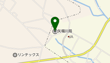 矢場川郵便局の地図画像