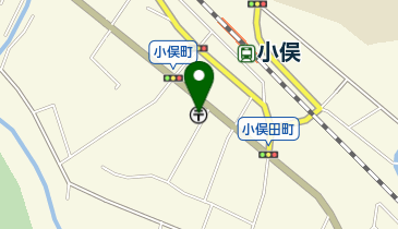 足利小俣郵便局の地図画像