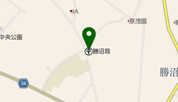 勝沼郵便局の地図画像