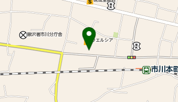 市川大門郵便局の地図画像