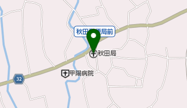 秋田郵便局の地図画像