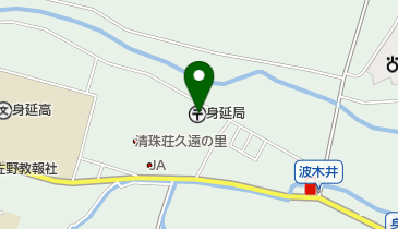 身延郵便局の地図画像