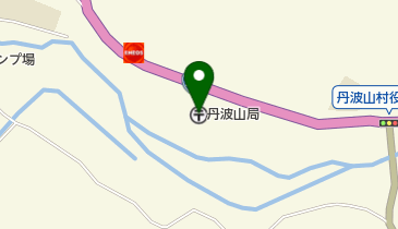 丹波山郵便局の地図画像