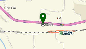 鳥沢郵便局の地図画像