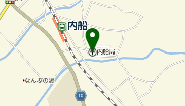 内船郵便局の地図画像