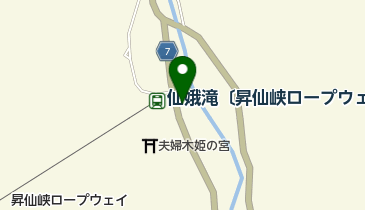 昇仙峡郵便局の地図画像