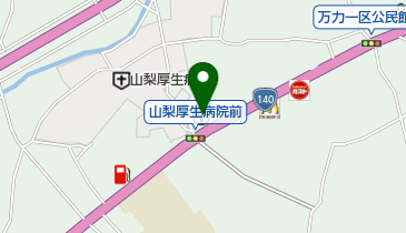 山梨正徳寺郵便局の地図画像