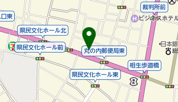 甲府丸の内郵便局の地図画像