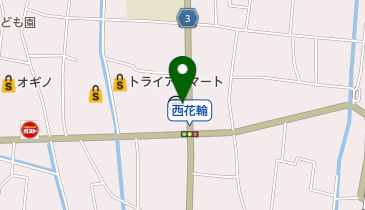 田富花輪郵便局の地図画像