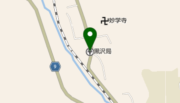 黒沢郵便局の地図画像