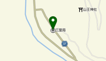 三里郵便局の地図画像