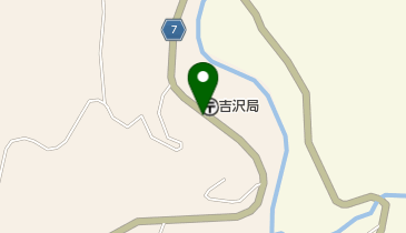 吉沢郵便局の地図画像
