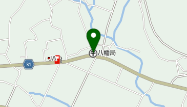 八幡郵便局の地図画像