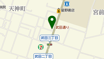 甲府武田郵便局の地図画像