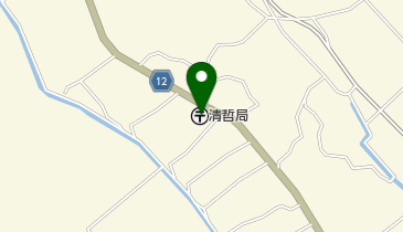 清哲郵便局の地図画像