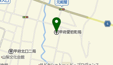 甲府愛宕町郵便局の地図画像