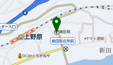 島田郵便局の地図画像