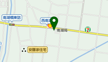 南湖郵便局の地図画像