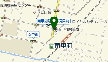 南甲府駅前郵便局の地図画像