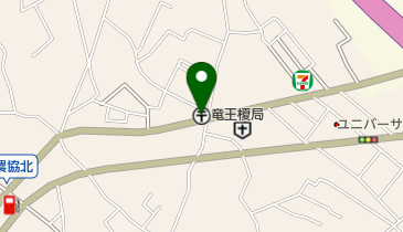 竜王榎郵便局の地図画像