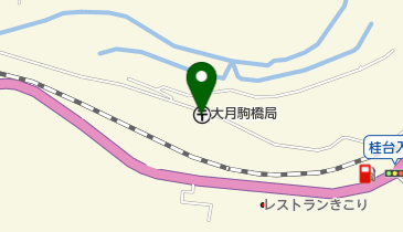 大月駒橋郵便局の地図画像