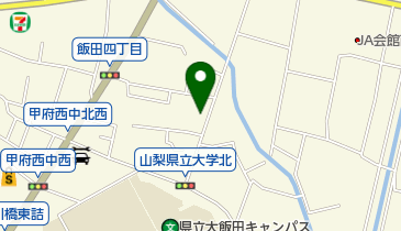 甲府飯田郵便局の地図画像