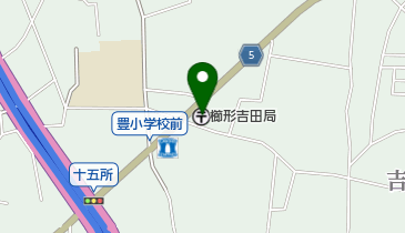 櫛形吉田郵便局の地図画像