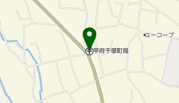 甲府千塚町郵便局の地図画像