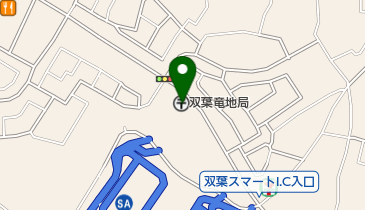 双葉竜地郵便局の地図画像