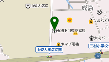 玉穂下河東簡易郵便局の地図画像