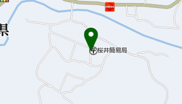 桜井簡易郵便局の地図画像