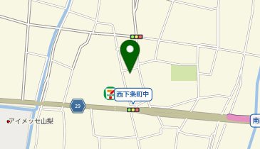 甲府二川簡易郵便局の地図画像