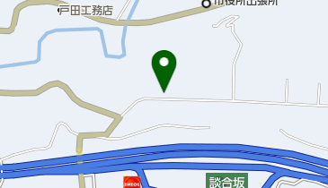 野田尻簡易郵便局の地図画像