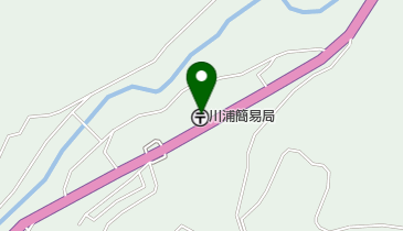 川浦簡易郵便局の地図画像