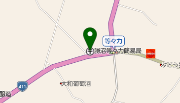 勝沼等々力簡易郵便局の地図画像