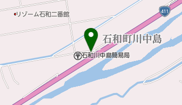 石和川中島簡易郵便局の地図画像