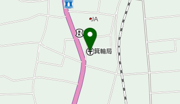 箕輪郵便局の地図画像