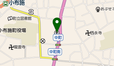 小布施郵便局の地図画像