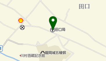 田口郵便局の地図画像