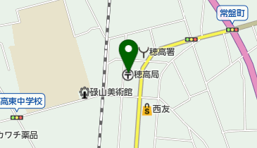穂高郵便局の地図画像