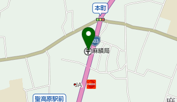 麻績郵便局の地図画像