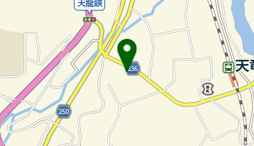 天竜峡郵便局の地図画像