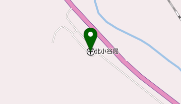 北小谷郵便局の地図画像