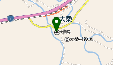 大桑郵便局の地図画像