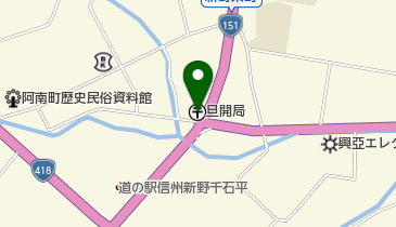 旦開郵便局の地図画像