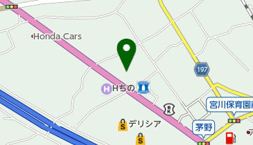 茅野郵便局の地図画像