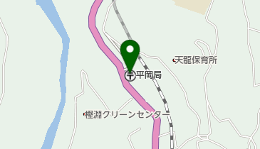 平岡郵便局の地図画像