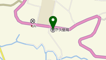 下久堅郵便局の地図画像