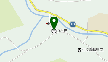 浪合郵便局の地図画像